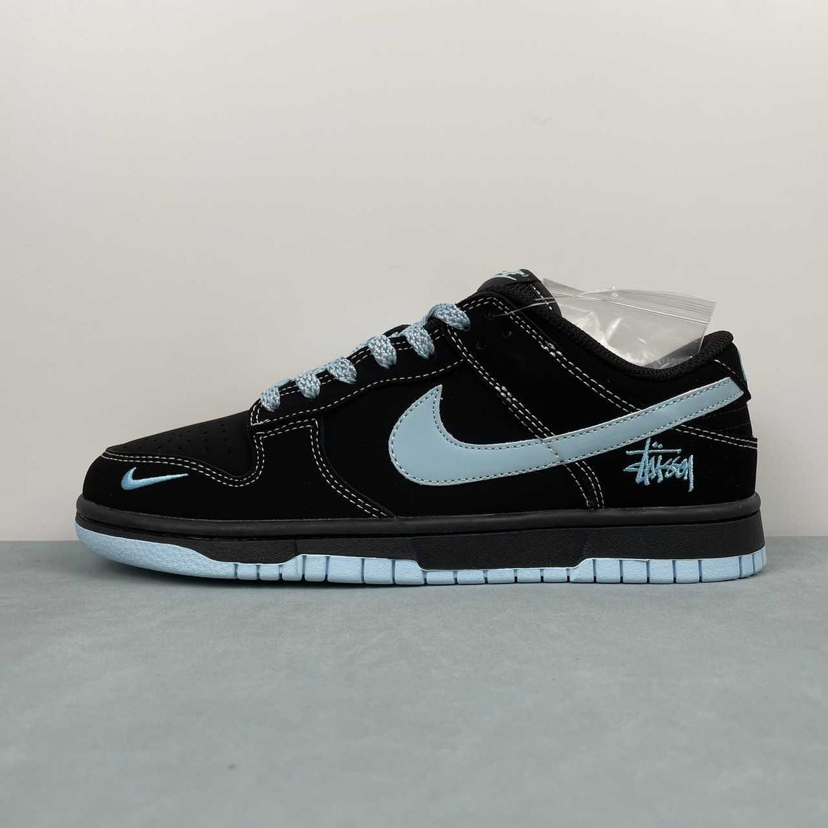 Nike Dunk Low - Black / Light Blue  KK1888-012