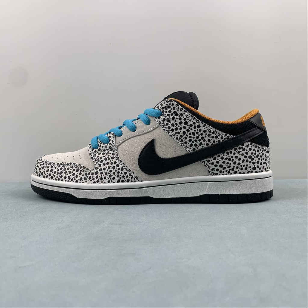 Nike SB Dunk C Low Pro – White/Black with Blue & Gold Accents FZ1233-002