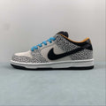 Nike SB Dunk C Low Pro – White/Black with Blue & Gold Accents FZ1233-002