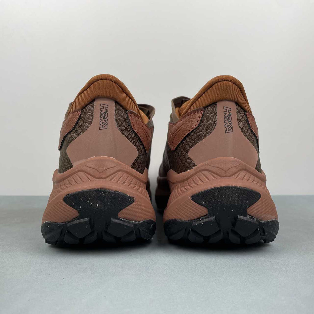 HOKA Zip-Front Sneakers – Brown