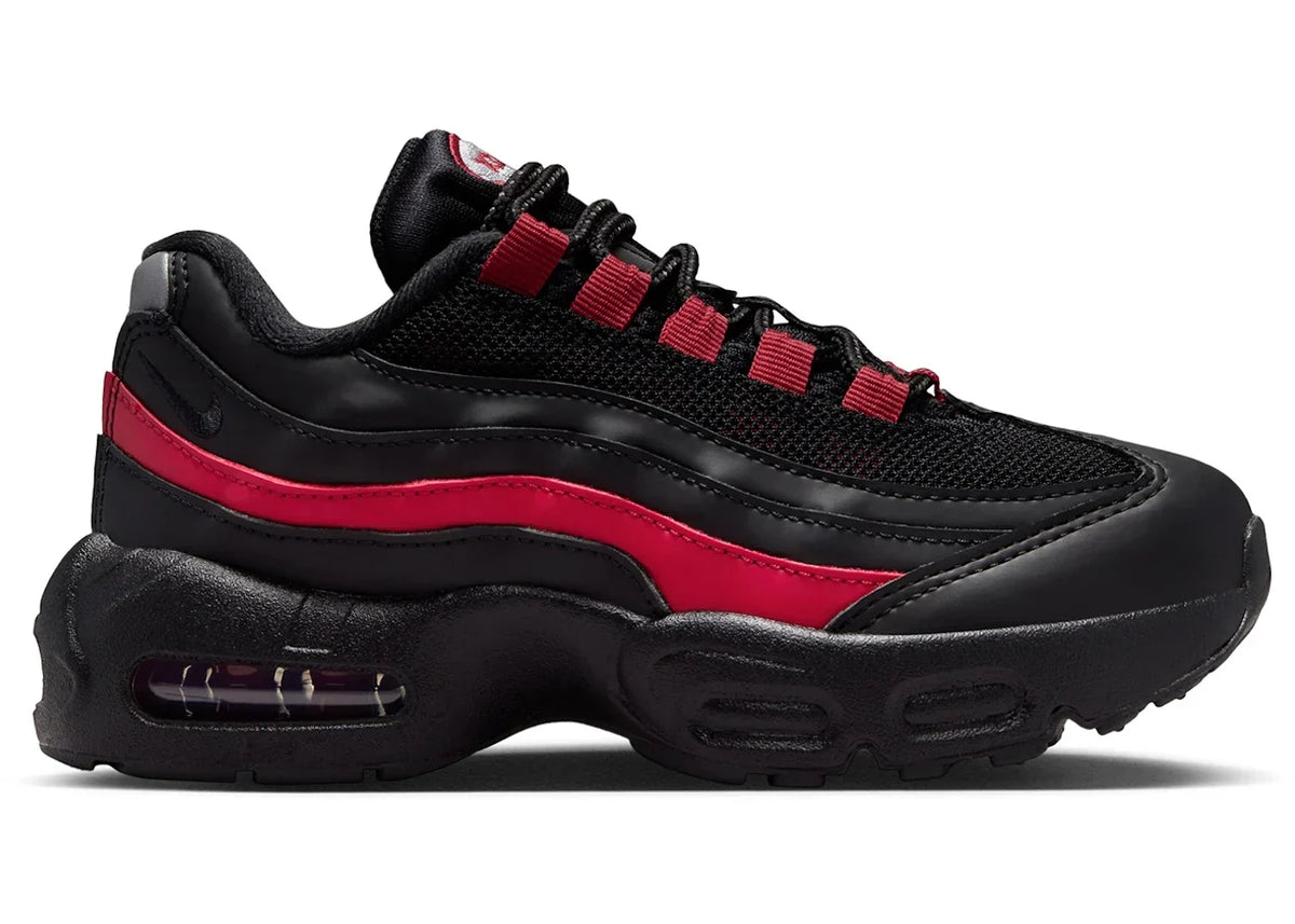 Nike Air Max 95 Recraft Black Team Crimson (PS)